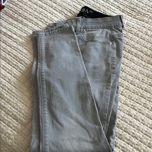 White House Black Market Light Gray Jeans